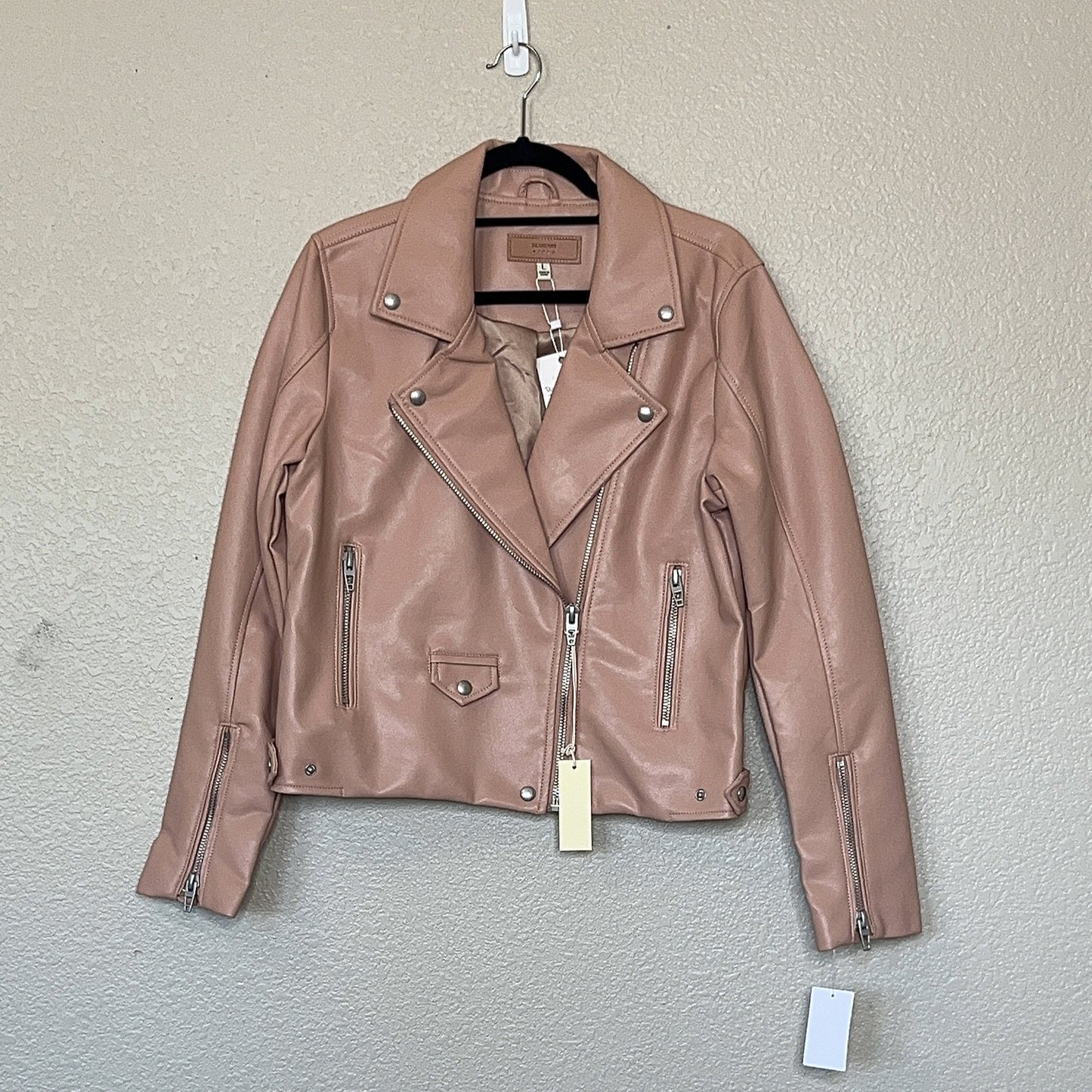 BlankNyc Faux Leather Moto Jacket Sz Large