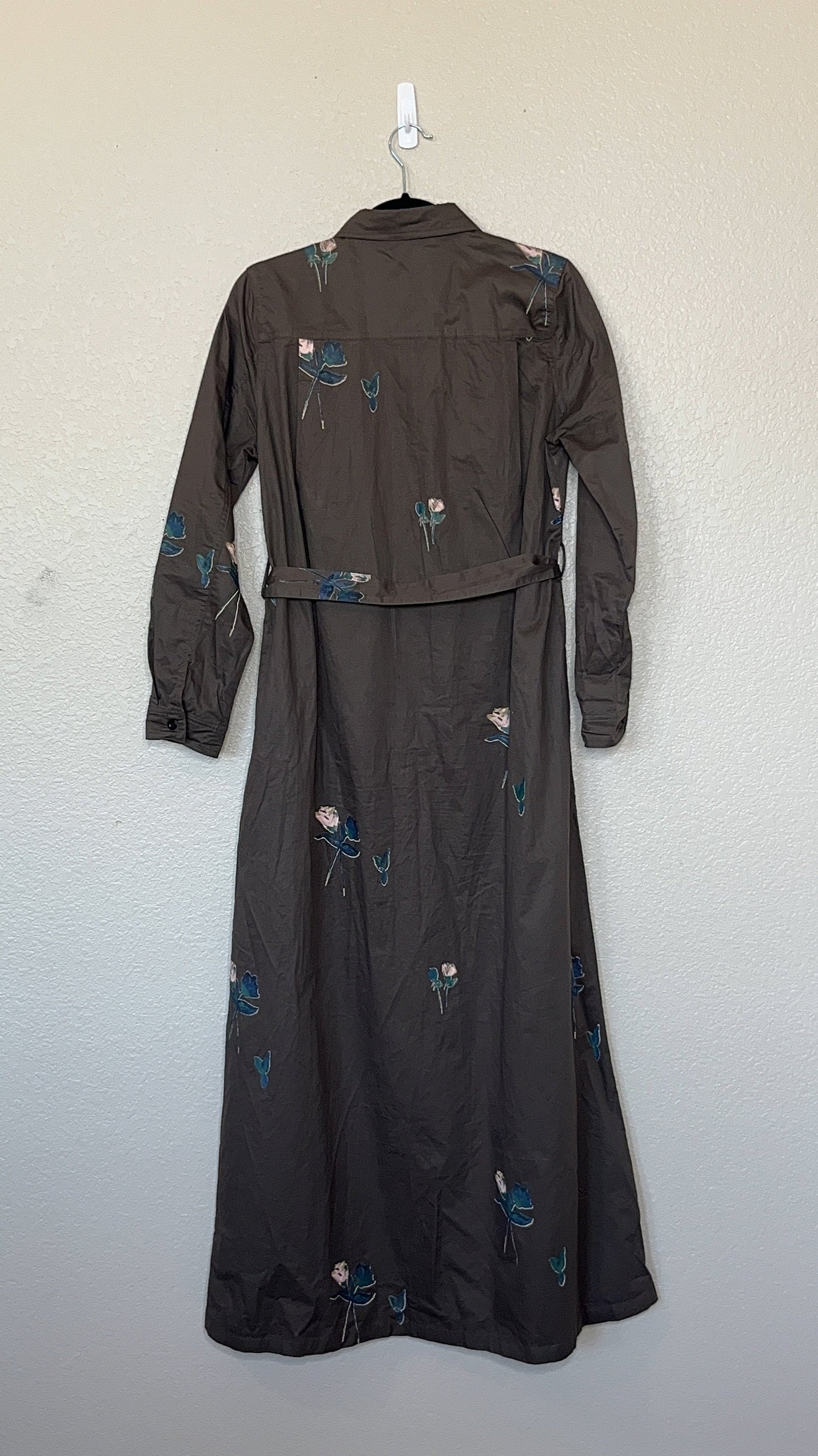 TOV Floral Duster Shirt Dress Sz Medium